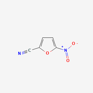 5-Nitrofuran-2-carbonitrile chemical structure (CAS 59-82-5)