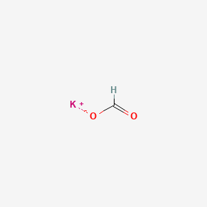 Potassium formate chemical structure (CAS 590-29-4)