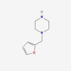 1-(Furan-2-ylmethyl)piperazine chemical structure (CAS 59037-70-6)
