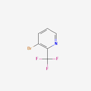 3-Bromo-2-(trifluoromethyl)pyridine chemical structure (CAS 590371-58-7)