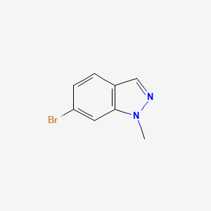 6-Bromo-1-methyl-1H-indazole chemical structure (CAS 590417-94-0)