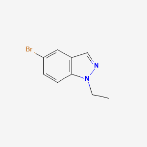 5-Bromo-1-ethyl-1H-indazole chemical structure (CAS 590417-96-2)