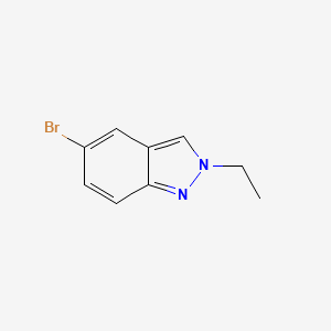 5-Bromo-2-ethyl-2H-indazole chemical structure (CAS 590417-97-3)