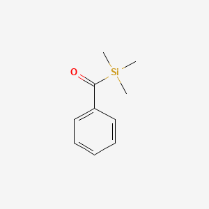 Phenyl(trimethylsilyl)methanone chemical structure (CAS 5908-41-8)