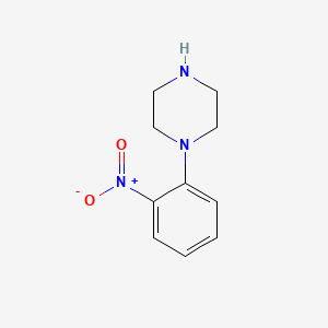 1-(2-Nitrophenyl)piperazine chemical structure (CAS 59084-06-9)