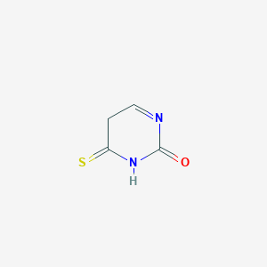 4-Thioxo-3,4-dihydropyrimidin-2(1H)-one chemical structure (CAS 591-28-6)