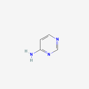 4-Aminopyrimidine chemical structure (CAS 591-54-8)