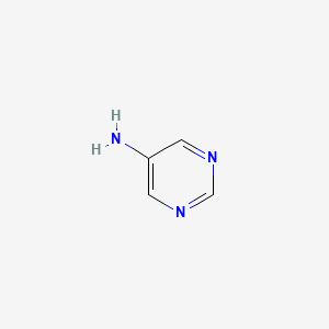 5-Aminopyrimidine chemical structure (CAS 591-55-9)