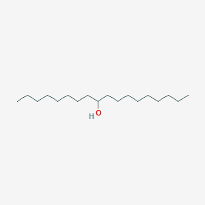Octadecan-9-ol chemical structure (CAS 591-70-8)