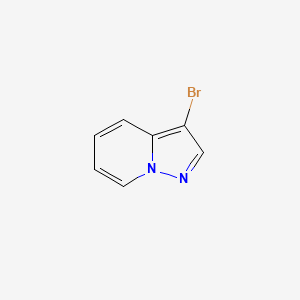 3-Bromopyrazolo[1,5-a]pyridine chemical structure (CAS 5910-12-3)