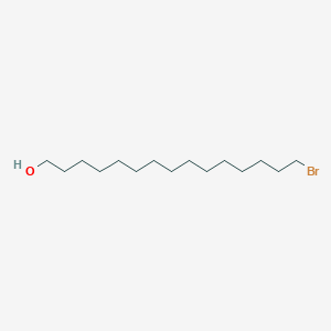 15-Bromopentadecan-1-ol chemical structure (CAS 59101-27-8)
