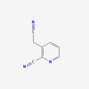 3-(Cyanomethyl)picolinonitrile chemical structure (CAS 5912-34-5)