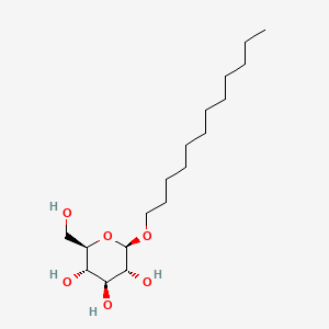 Dodecyl b-D-glucopyranoside chemical structure (CAS 59122-55-3)