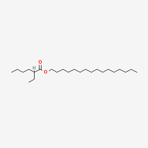 Hexadecyl2-ethylhexanoate chemical structure (CAS 59130-69-7)