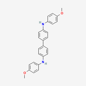 N4,N4'-Bis(4-methoxyphenyl)-[1,1'-biphenyl]-4,4'-diamine chemical structure (CAS 59131-00-9)