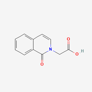 2-(1-Oxoisoquinolin-2(1H)-yl)acetic acid chemical structure (CAS 59139-93-4)