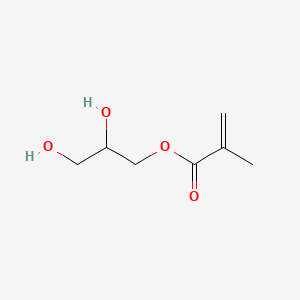 2,3-Dihydroxypropyl methacrylate chemical structure (CAS 5919-74-4)