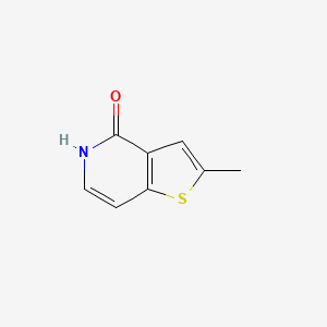 2-Methylthieno[3,2-c]pyridin-4(5H)-one chemical structure (CAS 59207-23-7)