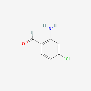 2-Amino-4-chlorobenzaldehyde chemical structure (CAS 59236-37-2)