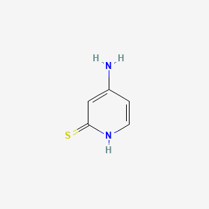 4-Aminopyridine-2(1H)-thione chemical structure (CAS 59243-40-2)