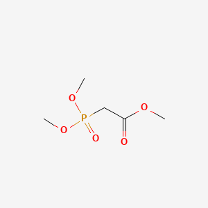 Methyl 2-(dimethoxyphosphoryl)acetate chemical structure (CAS 5927-18-4)