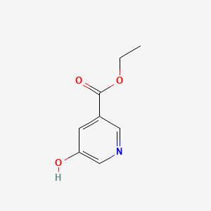 Ethyl 5-hydroxynicotinate chemical structure (CAS 59288-38-9)