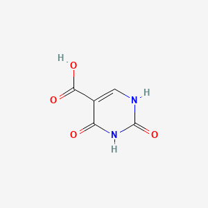 2,4-Dioxo-1,2,3,4-tetrahydropyrimidine-5-carboxylic acid chemical structure (CAS 59299-01-3)