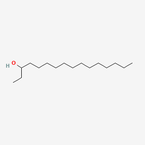 Hexadecan-3-ol chemical structure (CAS 593-03-3)
