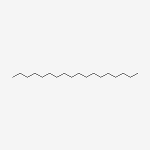 Octadecane chemical structure (CAS 593-45-3)