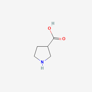 Pyrrolidine-3-carboxylic acid chemical structure (CAS 59378-87-9)