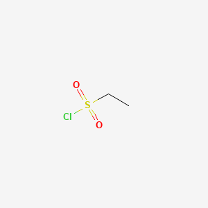 Ethanesulfonyl chloride chemical structure (CAS 594-44-5)
