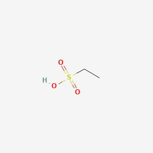 Ethanesulfonic acid chemical structure (CAS 594-45-6)