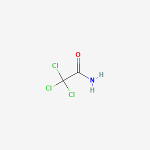 Trichloroacetamide chemical structure (CAS 594-65-0)