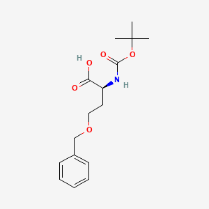 Boc-HomoSer(Bzl)-OH chemical structure (CAS 59408-74-1)