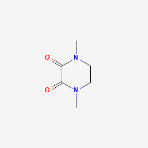 1,4-Dimethylpiperazine-2,3-dione chemical structure (CAS 59417-06-0)