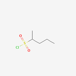 Pentane-2-sulfonyl chloride chemical structure (CAS 59427-30-4)