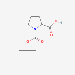 Boc-DL-Pro-OH chemical structure (CAS 59433-50-0)