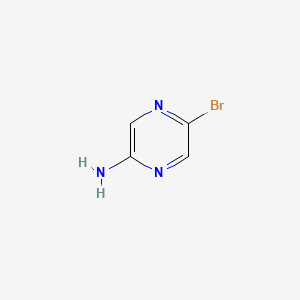 2-Amino-5-bromopyrazine chemical structure (CAS 59489-71-3)