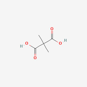 2,2-Dimethylmalonic acid chemical structure (CAS 595-46-0)