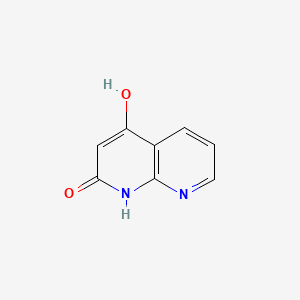 4-Hydroxy-1,8-naphthyridin-2(1H)-one chemical structure (CAS 59514-86-2)