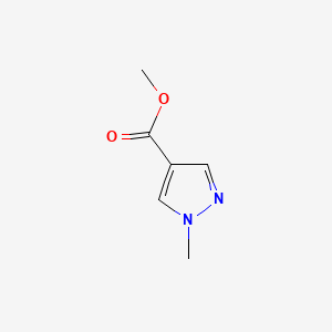 Methyl 1-methyl-1H-pyrazole-4-carboxylate chemical structure (CAS 5952-93-2)