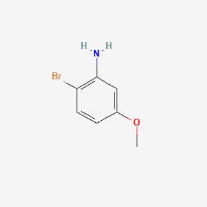 2-Bromo-5-methoxyaniline chemical structure (CAS 59557-92-5)