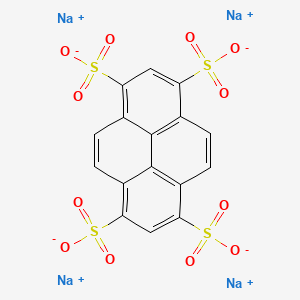 Sodium pyrene-1,3,6,8-tetrasulfonate chemical structure (CAS 59572-10-0)