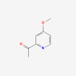 1-(4-Methoxypyridin-2-yl)ethanone chemical structure (CAS 59576-28-2)