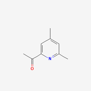 1-(4,6-Dimethylpyridin-2-yl)ethanone chemical structure (CAS 59576-31-7)