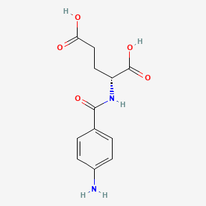 (4-Aminobenzoyl)-D-glutamic acid chemical structure (CAS 5959-18-2)