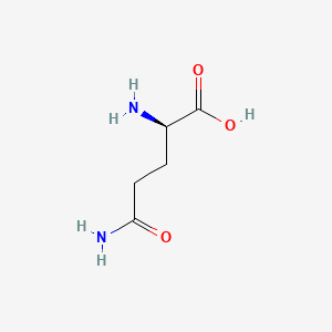 (R)-2,5-Diamino-5-oxopentanoic acid chemical structure (CAS 5959-95-5)