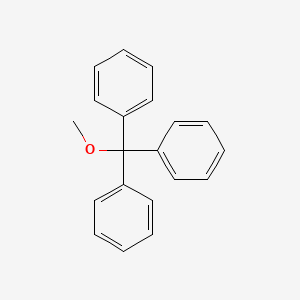 (Methoxymethanetriyl)tribenzene chemical structure (CAS 596-31-6)