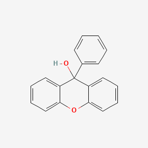 9-Phenyl-9H-xanthen-9-ol chemical structure (CAS 596-38-3)