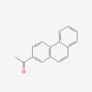 2-Acetylphenanthrene chemical structure (CAS 5960-69-0)